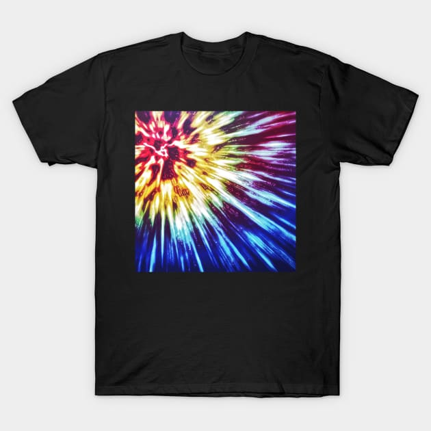 Tie Dye Design T-Shirt by perkinsdesigns